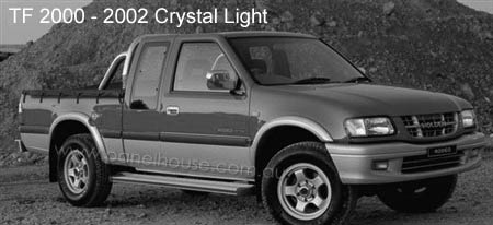 holden rodeo tf 00-02 crystal light